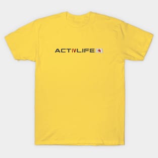 Assured Outfit by Activlife Wear Japan Japanese Flag Tagline Logo Sports Branding T-Shirt